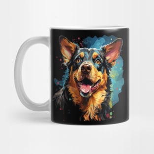 Australian Cattle Dog Rainbow Mug